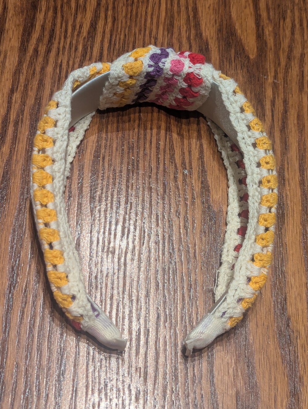 Knitted Yarn Knotted Detail Headband New!